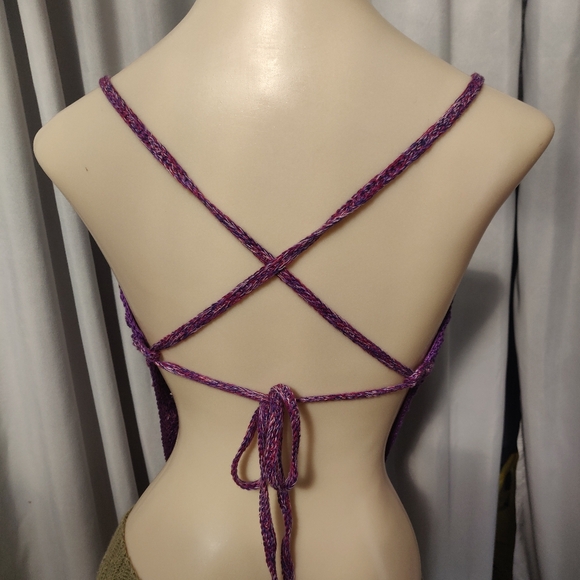 Hand Made Just Wingin' It Halter Top - Picture 6 of 7